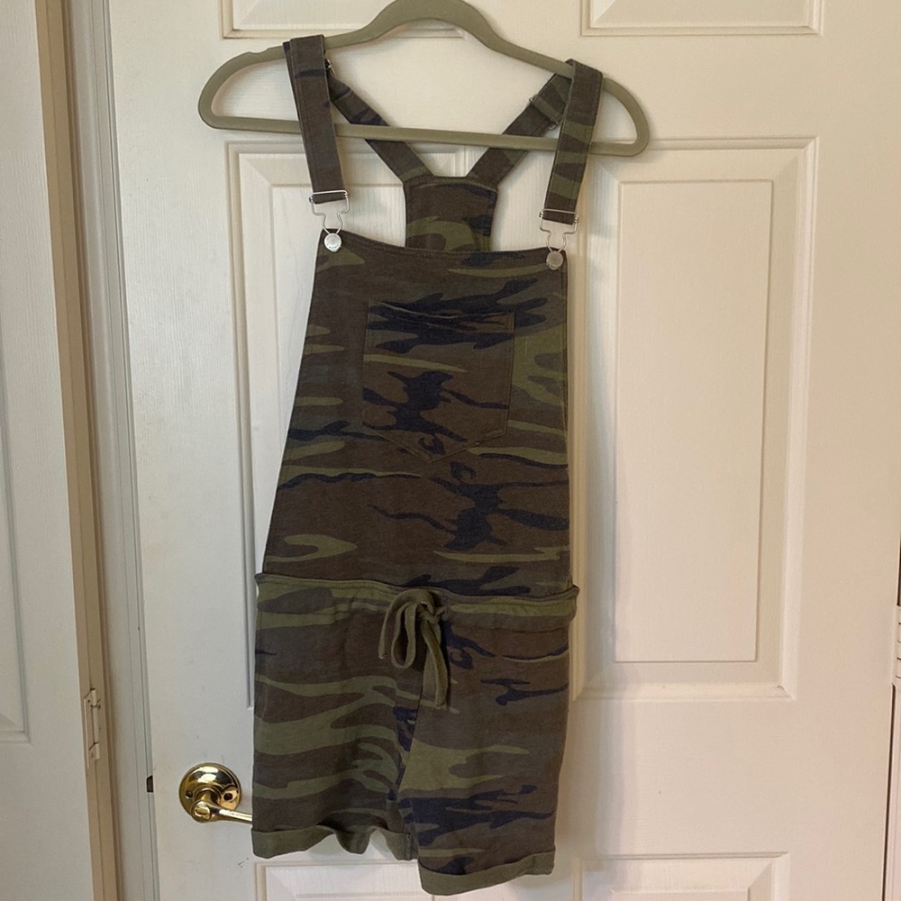 Z Supply Camo Shorts Romper